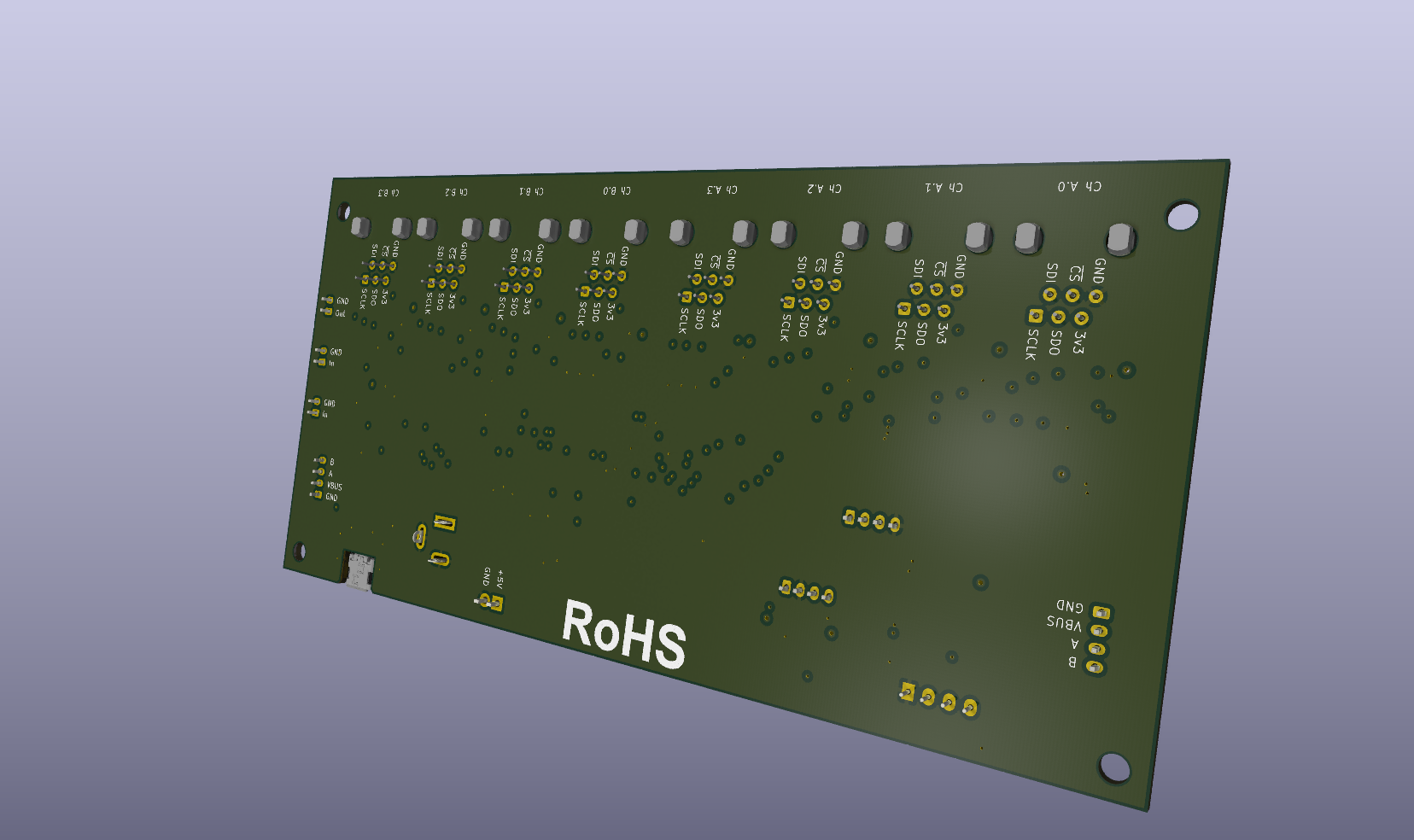 8 channel accelerometer readout