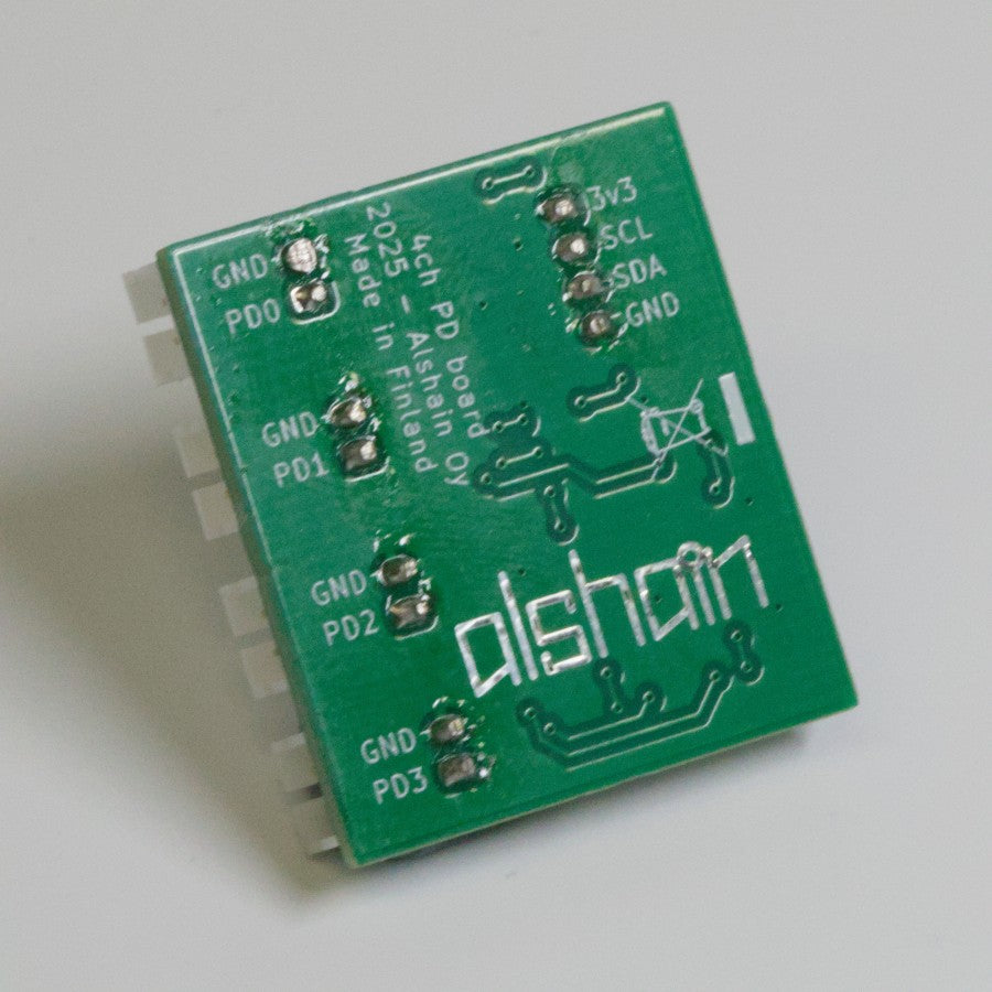 I2C four channel photodiode readout