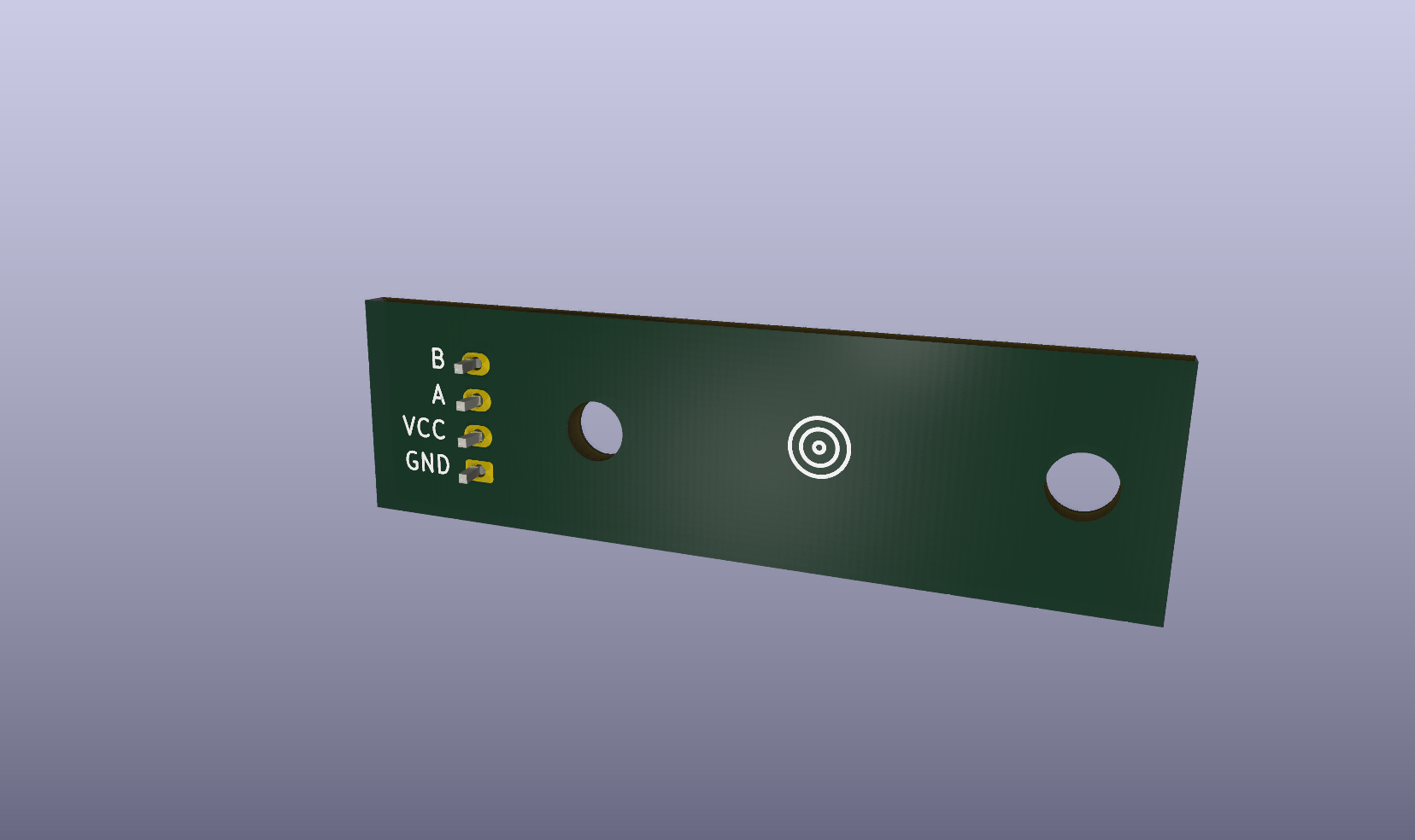 Magnetic quadrature encoder module