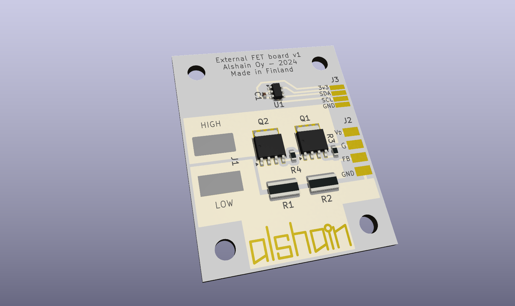 FET board with logic level control