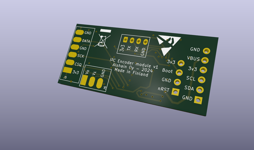I2C encoder readout module
