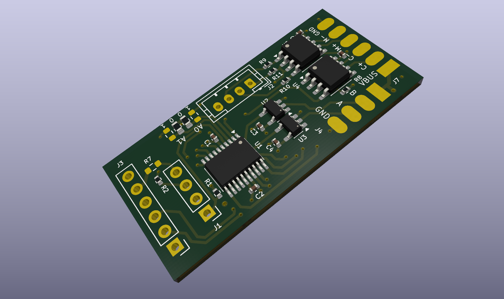 I2C encoder readout module