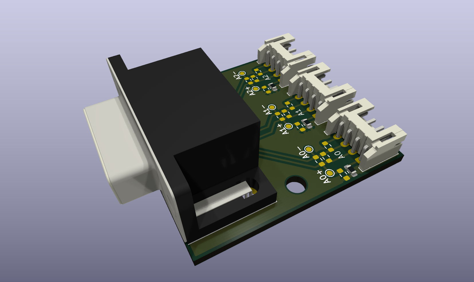 Peregrine 2, analog input breakout breakout board