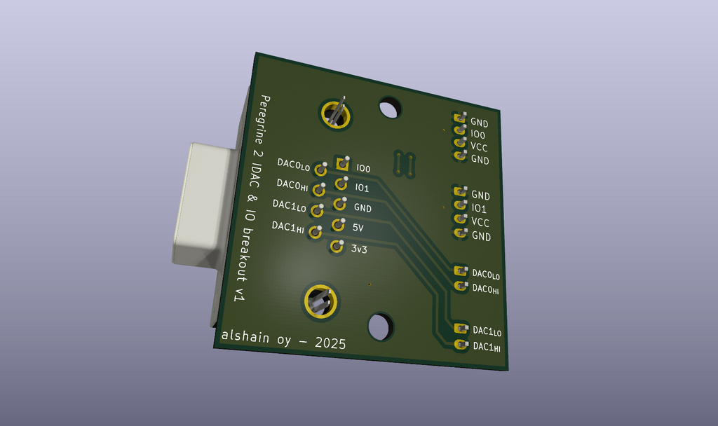 Peregrine 2, analog output breakout board