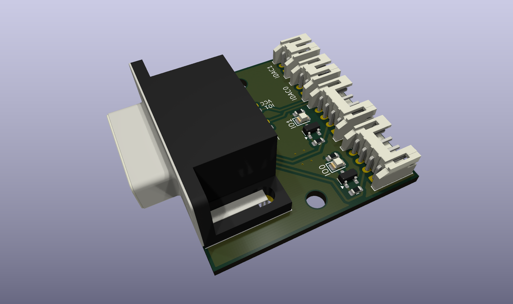 Peregrine 2, analog output breakout board