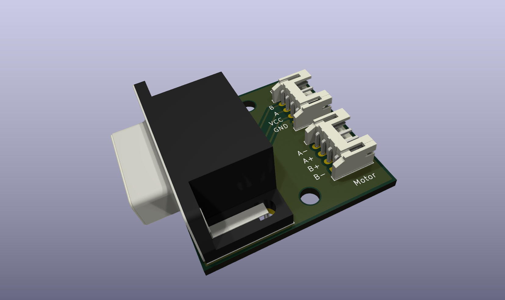 Peregrine 2, motor breakout board