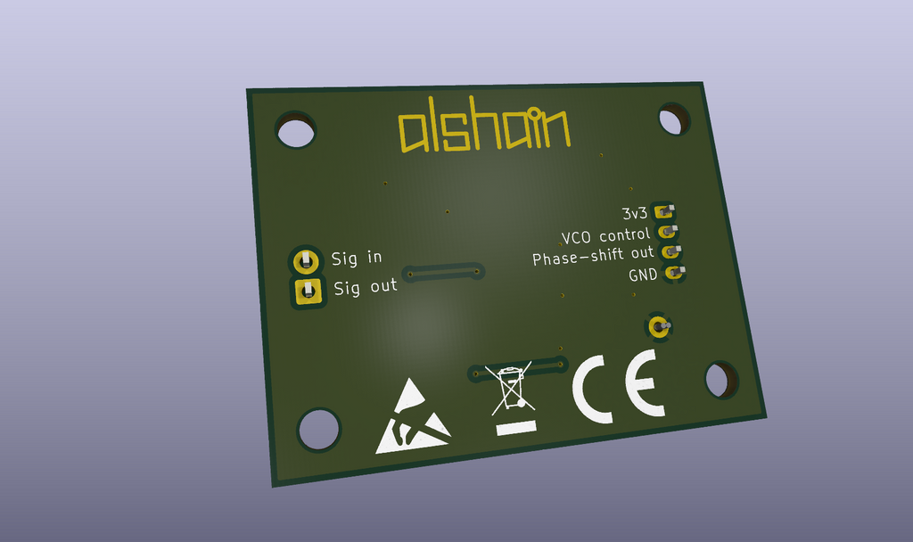 Phase shift to voltage converter