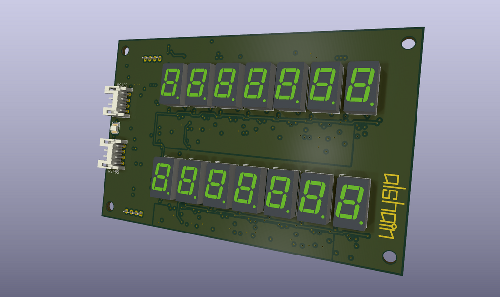 Intelligent 7-segment display module